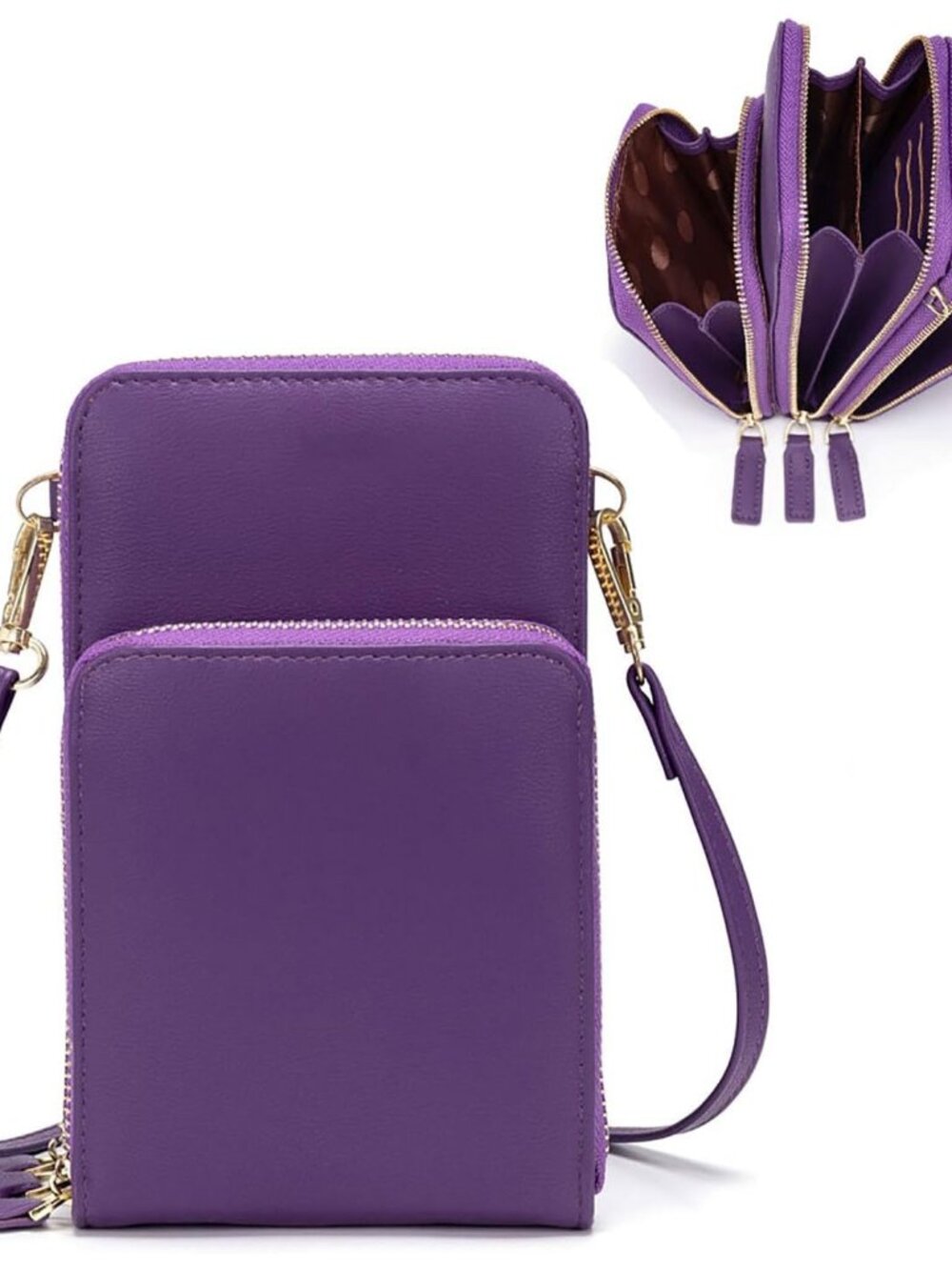 Small Leather Crossbody Bag for Women with Guitar Strap Mini Crossover Bags & Sh